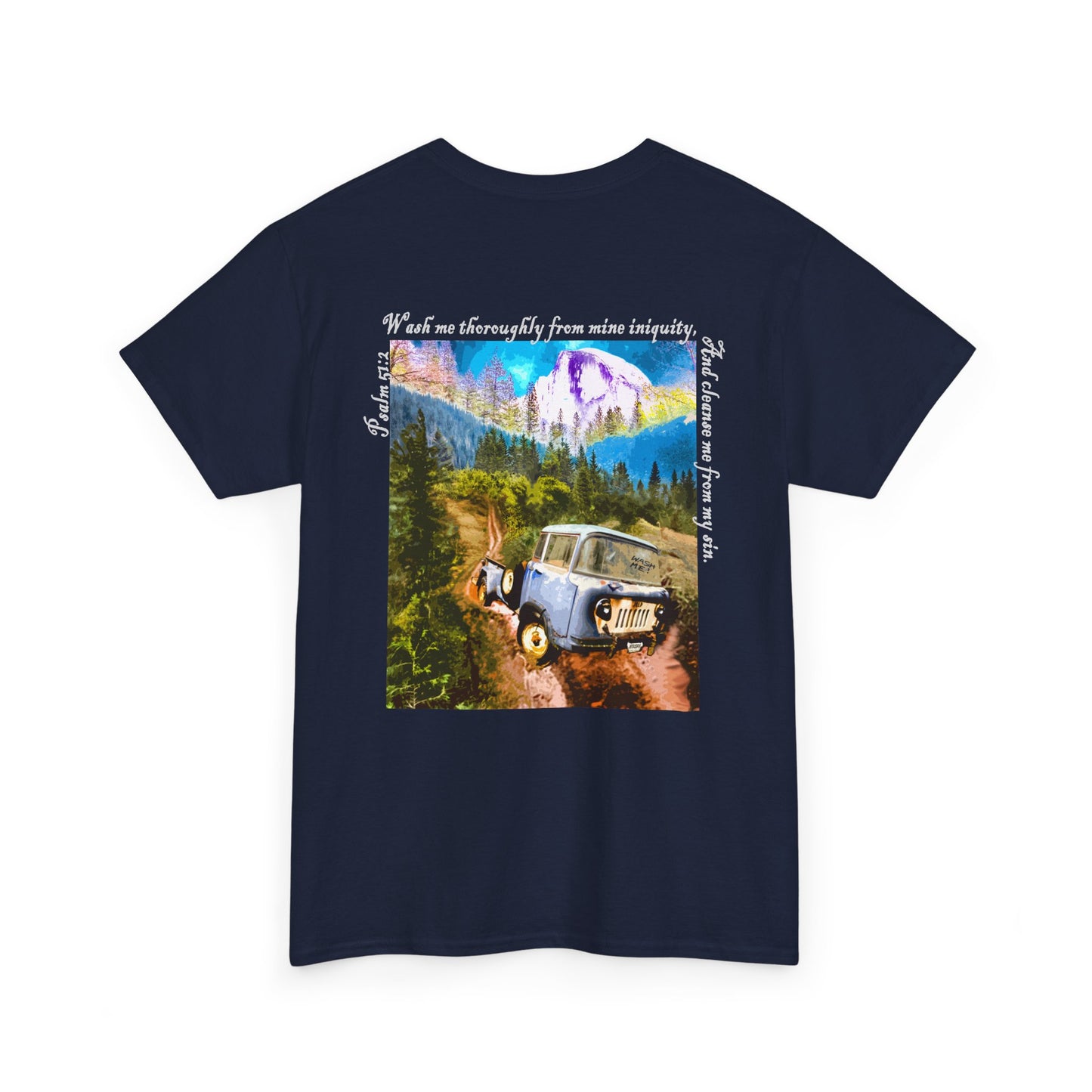 Adults' - Wash Me! Half Dome (JEEP tee) - Psalm 51:2