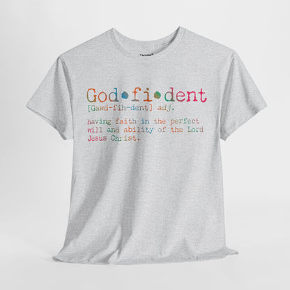 Adults' - God-fi-dent (Confident in Jesus!) TEE