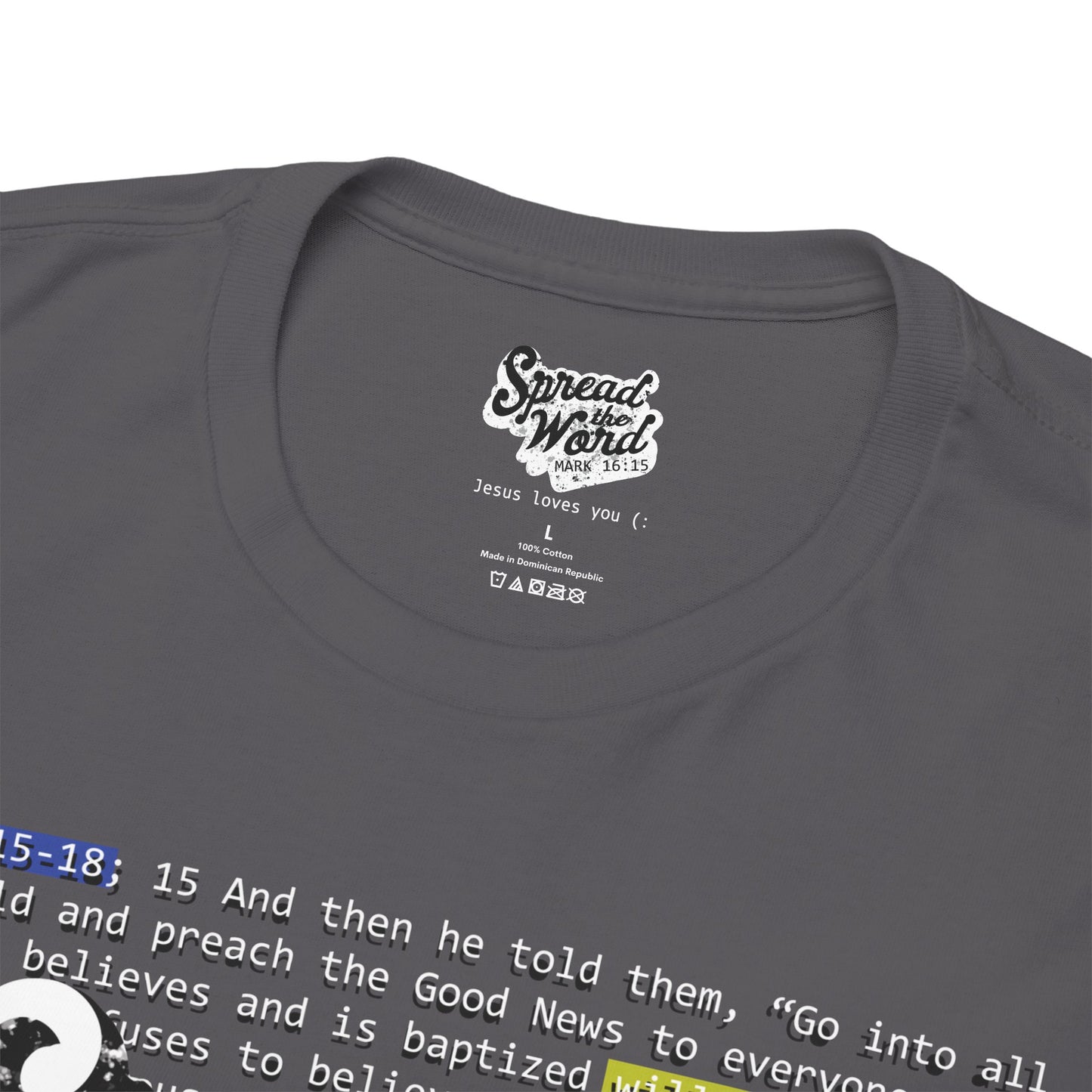 Adults' - Spread the Word (Gospel Tee!) - Mark 16: 15-18