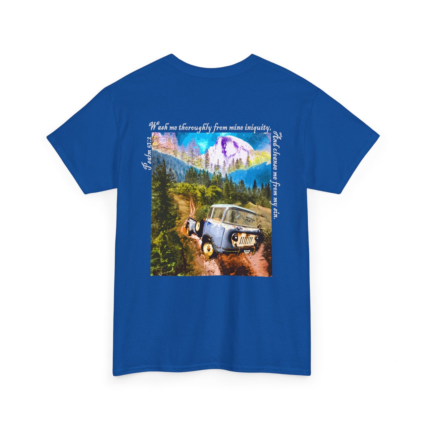 Adults' - Wash Me! Half Dome (JEEP tee) - Psalm 51:2