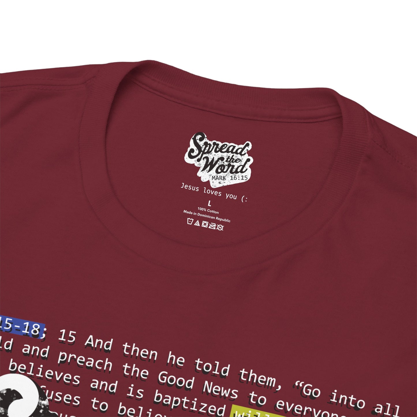 Adults' - Spread the Word (Gospel Tee!) - Mark 16: 15-18